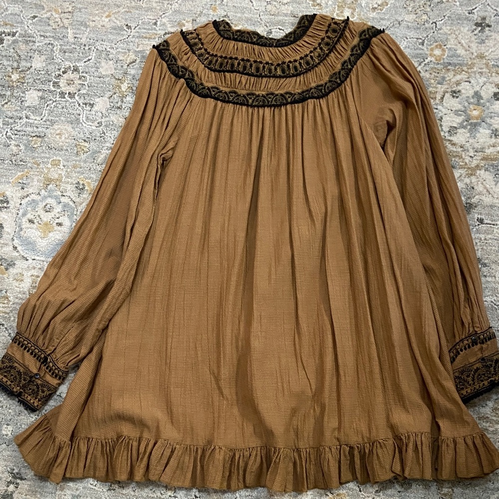Free People Erin Embroidered Mini Dress - Picture 9 of 10